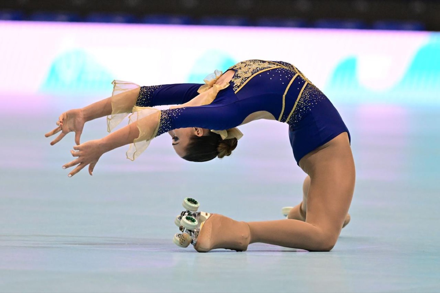 Elemento de flexibilidad sobre patines